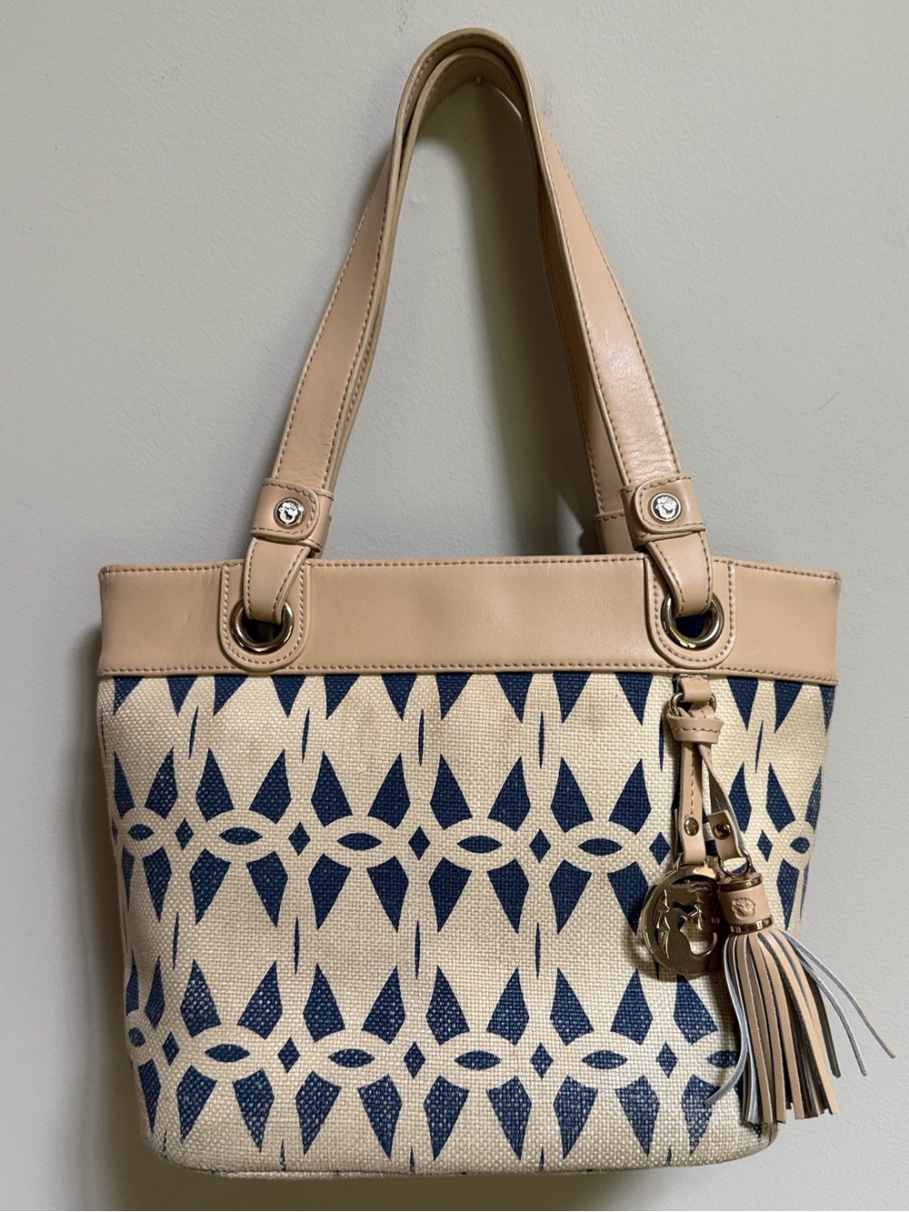 Spartina 449 Tybrisa Tote Bag with Tassel Charm